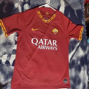 BNWOT AS ROMA HOME Soccer Nike Jersey 2017-2018 Season OR So. Size Men's Medium.